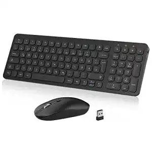 Kabelloses Tastatur Maus Set von Cimetech, 2.4G Ultraslim