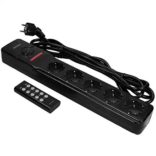 Steckdosenleiste mit Fernbedienung Orno AE-13132(GS)