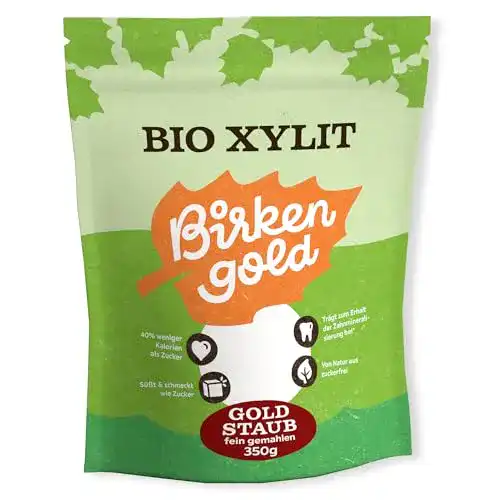 Birkenzucker Xylit Birkengold Bio Xylit Puderzucker 350 g Beutel