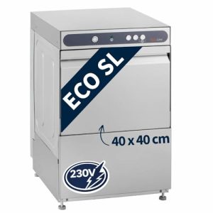 Gläserspülmaschine Gastrohero ECOLINE-GSM40SL mit Laugenpumpe und Zubehör