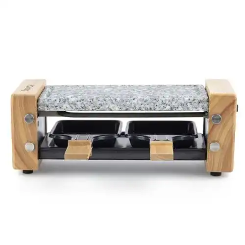 Raclette für 2 Personen H.koenig WOD2 Multifunktionsgerät