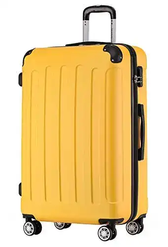 Beibye Hartschalenkoffer Trolley mit 4 Rollen und Zahlenkombinationsschloss