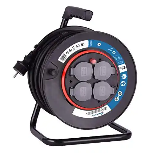 Kabeltrommel Electraline 49125 für Außenbereich mit 25 m Kabellänge