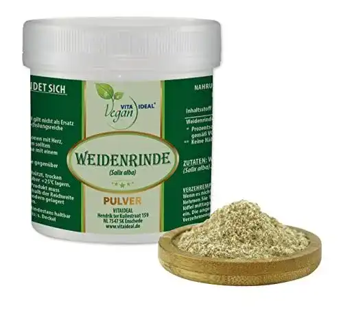 Weidenrinde Pulver 200g – Salicis alba – Vegan