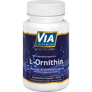 L-ornithin Via Vitamine 500mg 60 Kapseln