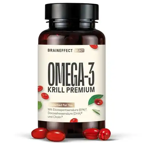 Krillöl BrainEffect Premium Omega 3 Kapseln