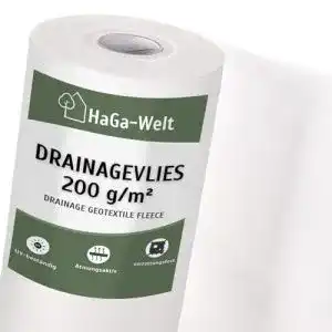 Drainagevlies HaGa 200g/m², 50cm x 10m, verstärkt