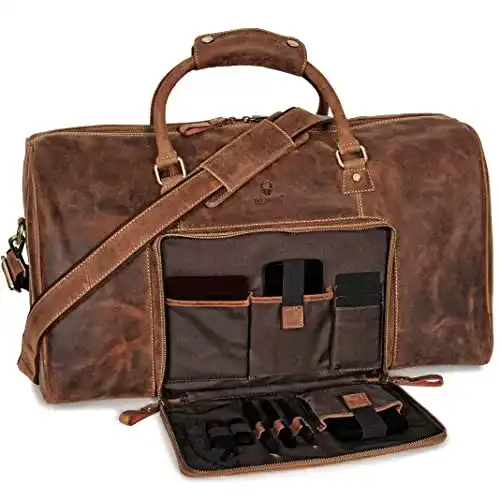 Weekender Donbolso Neapel aus hochwertigem Leder für Herren