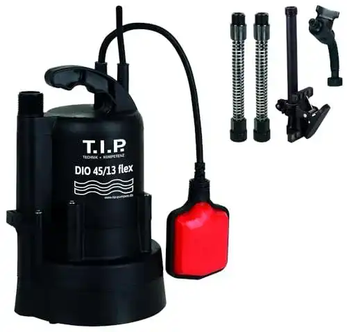 Regenfasspumpe T.I.P. DIO 45/13 flex – Tauchpumpe mit 2.700 l/h
