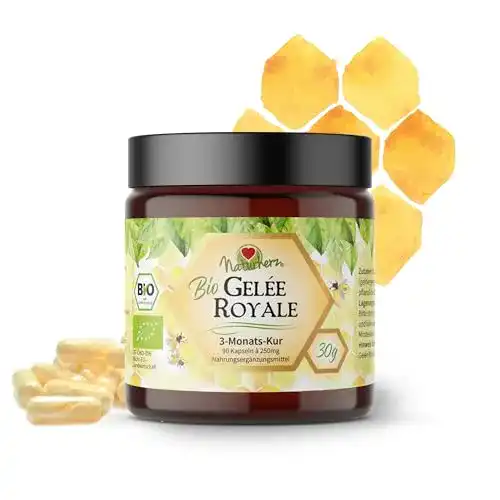 Gelée Royale Kapseln von Naturherz – Bio Gelee Royal Pulver