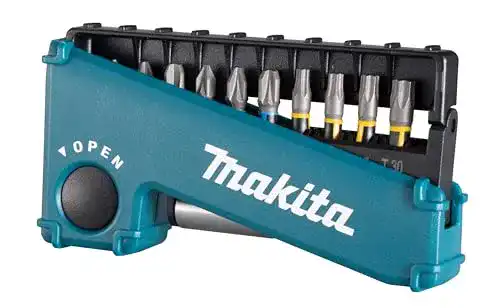 Makita E-03567 Torsion Bitset 11-teilig in Petrol