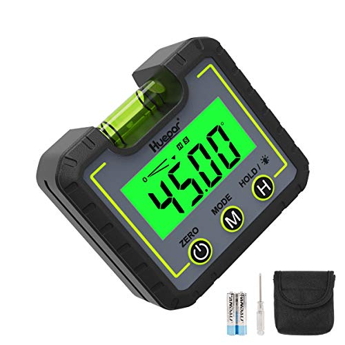 Digitaler Winkelmesser Huepar AG01 mit LCD-Display und Magnetfuß