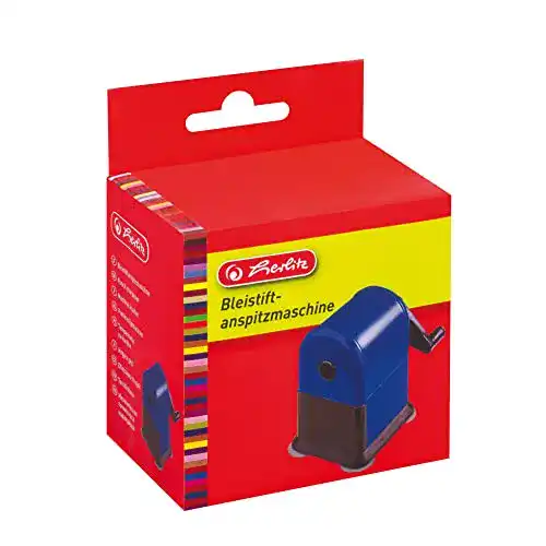 Anspitzer mit Kurbel von Herlitz – Anspitzmaschine mit Spanfang