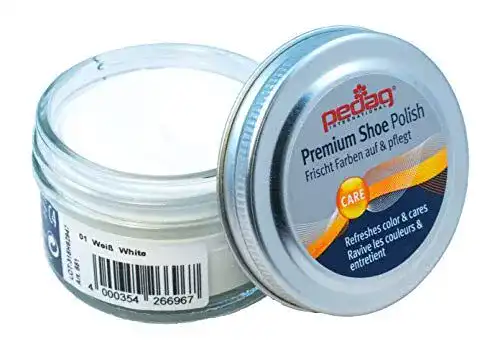 Schuhcreme Pedag in Weiß, 50 ml für die Pflege von Schuhen
