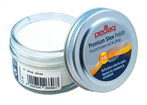 Schuhcreme Pedag in Weiß, 50 ml für die Pflege von Schuhen
