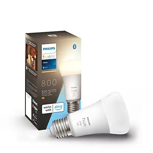 Dimmbares LED E27 Leuchtmittel Philips Hue White 1er Pack (806 lm)