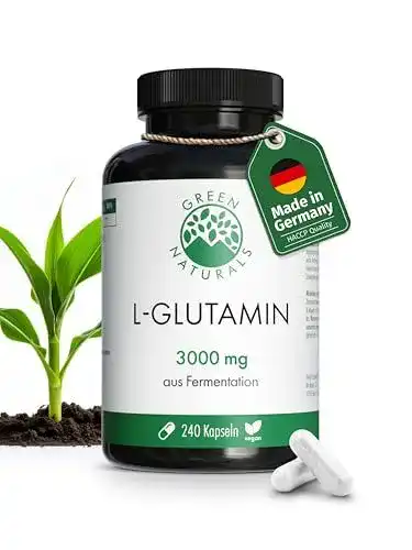 Glutamin Kapseln von Green Naturals Hochdosierte Aminosäure