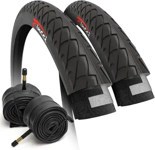 MTB Reifen Fincci Set 26 x 2,125 Zoll mit Schläuchen