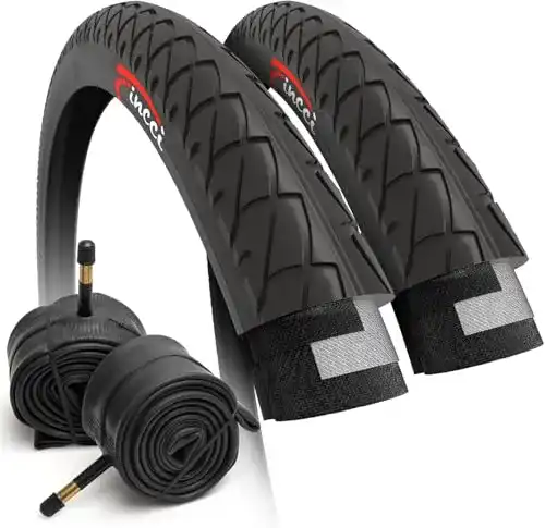 MTB Reifen Fincci Set 26 x 2,125 Zoll mit Schläuchen