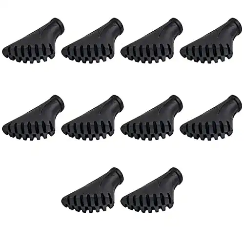 Nordic Walking Pads Crestgolf 10 Stück Gummifuß für Trekkingstöcke