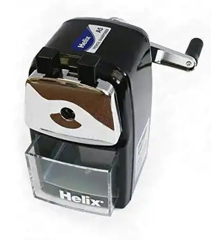 Anspitzer mit Kurbel von Helix in Schwarz