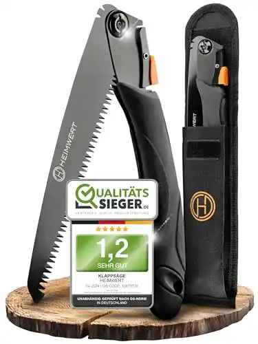 Klappsäge Heimwert aus Karbonstahl für Garten und Outdoor