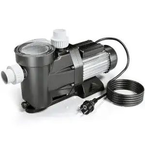 WilTec Poolpumpe 33600 l/h 1500 W für Schwimmbäder