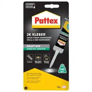 Pattex Kraft-Mix Epoxidharz Kleber mit hoher Endfestigkeit, 12g