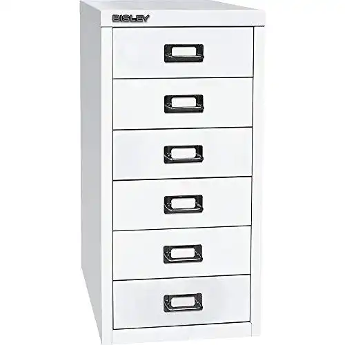 Bürocontainer Bisley MultiDrawer, 29er Serie, 6 Schubladen, DIN A4
