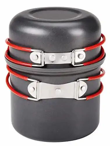 Bulin 3-teiliges Camping Kochgeschirr Set für 1 Person