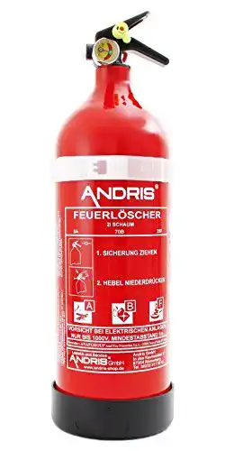 ABF Feuerlöscher Andris 2L für Fettbrände mit Manometer