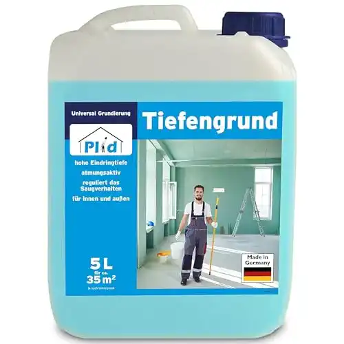 Tiefengrund Plid Bläulich 5L – Grundierung für Beton und Fassadenfarbe