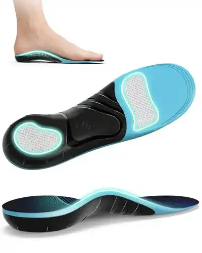 Orthopädische Einlegesohlen für Plattfuß und Plantarfasziitis