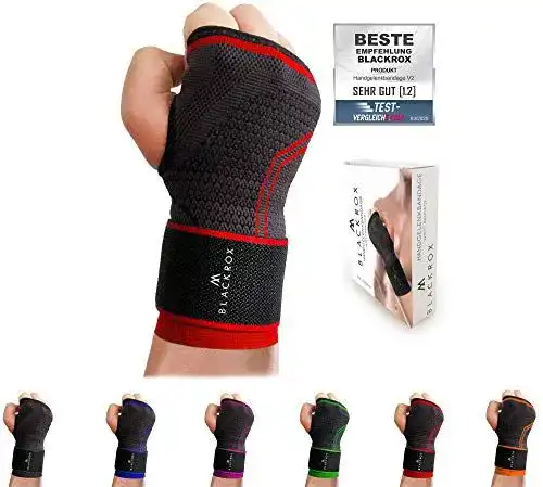 Handgelenkbandage BLACKROX für Fitness und Kraftsport