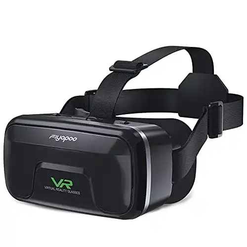 Fiyapoo VR Brille 3D für Smartphones Virtuelle Realität für Filme und Spiele
