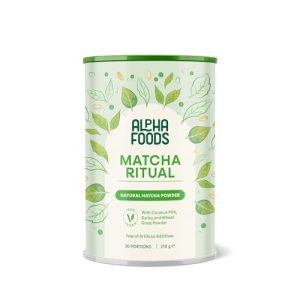 Matcha Tee Alpha Foods Matcha Pulver 210g für Matcha Latte