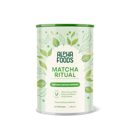 Matcha Tee Alpha Foods Matcha Pulver 210g für Matcha Latte