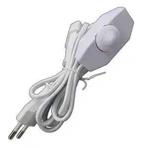 LED Schnurdimmer für dimmbare LED Leuchtmittel mit 2m Kabel