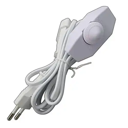 LED Schnurdimmer für dimmbare LED Leuchtmittel mit 2m Kabel