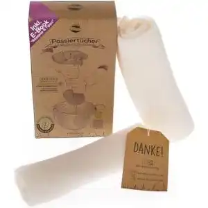 Nussmilchbeutel Treebox Passiertuch aus Premium Leinen – Set mit 2 Stück