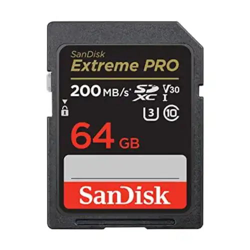 Sandisk Extreme Pro SDXC UHS-I Speicherkarte 64 GB mit V30 und U3