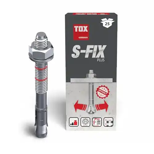 Schwerlastdübel TOX 4210123 Bolzenanker S-Fix Plus für hohe Belastungen