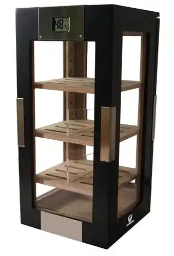 Germanus Zigarren Humidor Turricula mit Digital Hygrometer