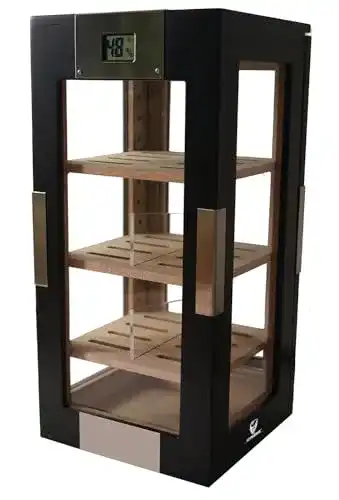 Germanus Zigarren Humidor Turricula mit Digital Hygrometer