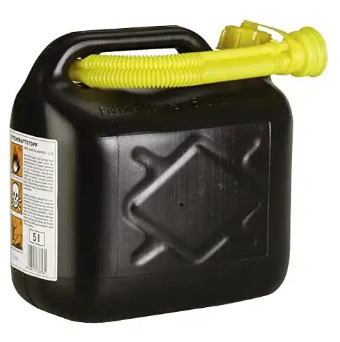 Benzinkanister 5 Liter aus Kunststoff von Unitec 73853