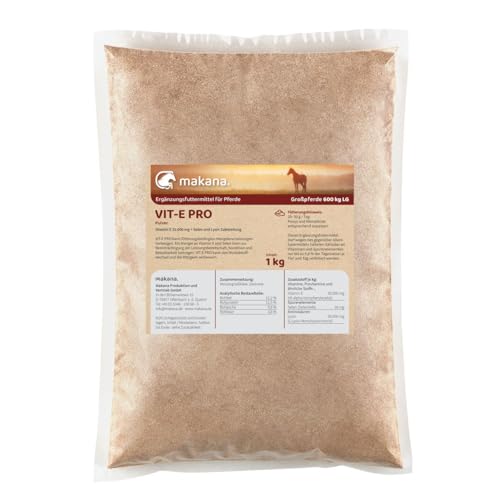 Mineralfutter für Pferde – Makana VIT-E PRO Pulver mit Selen