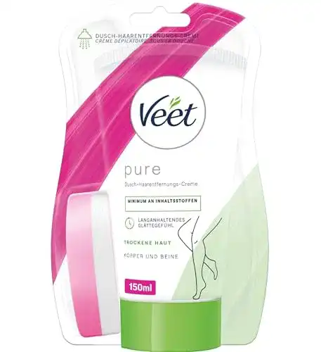Enthaarungscreme Veet Pure für Körper, Arme und Beine
