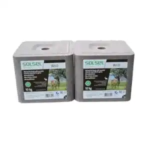 Salzleckstein Solsel 20 kg Mineral für Wildtiere