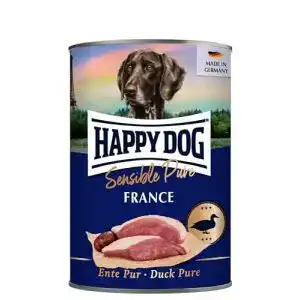 Happy Dog Can Pure Duck Nassfutter für Hunde 6x400g