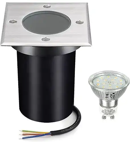 Bodeneinbaustrahler Bojim für den Außenbereich, IP67 wasserdicht